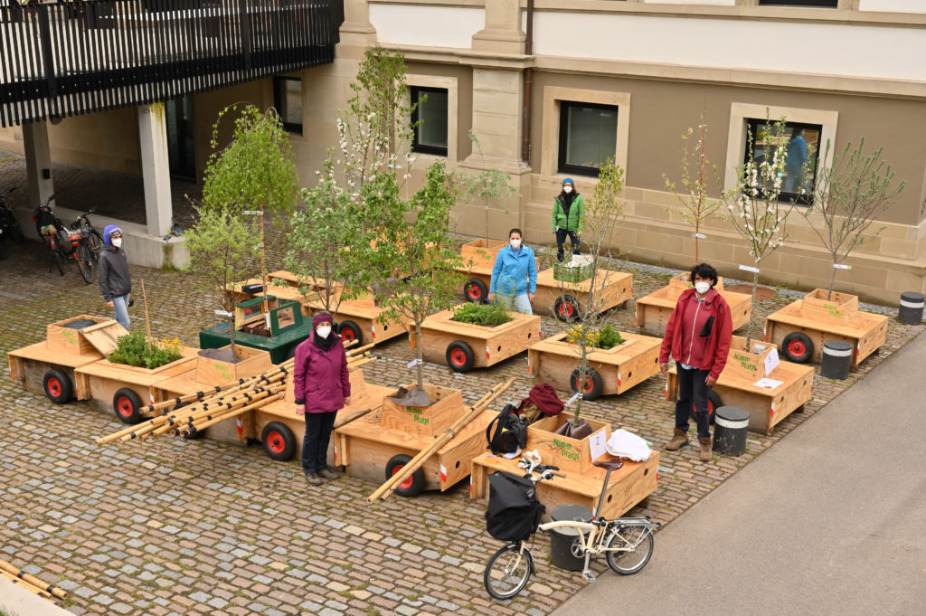 Wanderbaumallee Stuttgart 2021:Wanderung Stadtpalais – Haußmannstraße