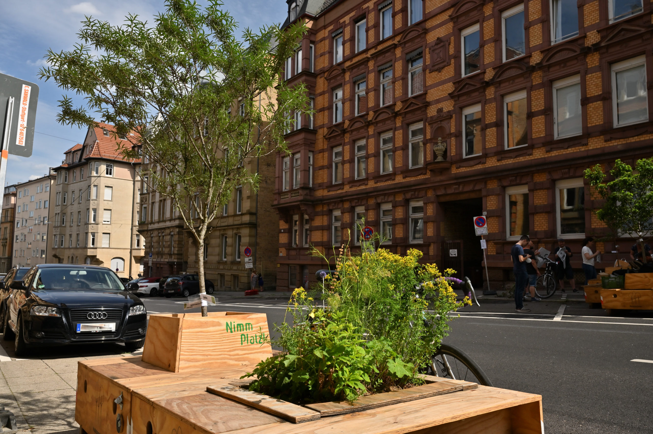 Reinsburgstraße Ankunft Beet